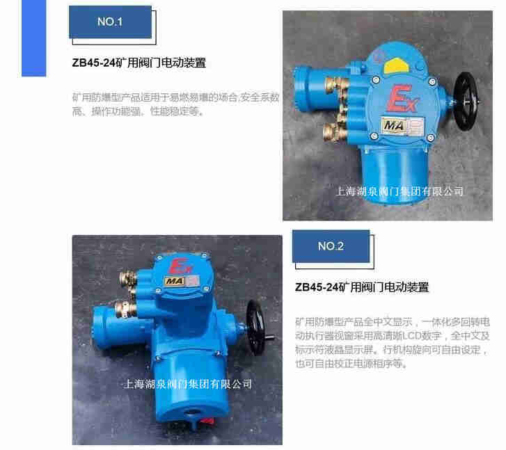 防爆型閥門電動裝置說明書，技術條件
